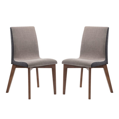 Chaises d'appoint rembourrées en tissu