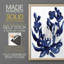 «I Indigo Brush», impression encadrée de qualité supérieure - prête à être accrochée - aucun clou requis - aucun clou requis-1315693489-1315693490