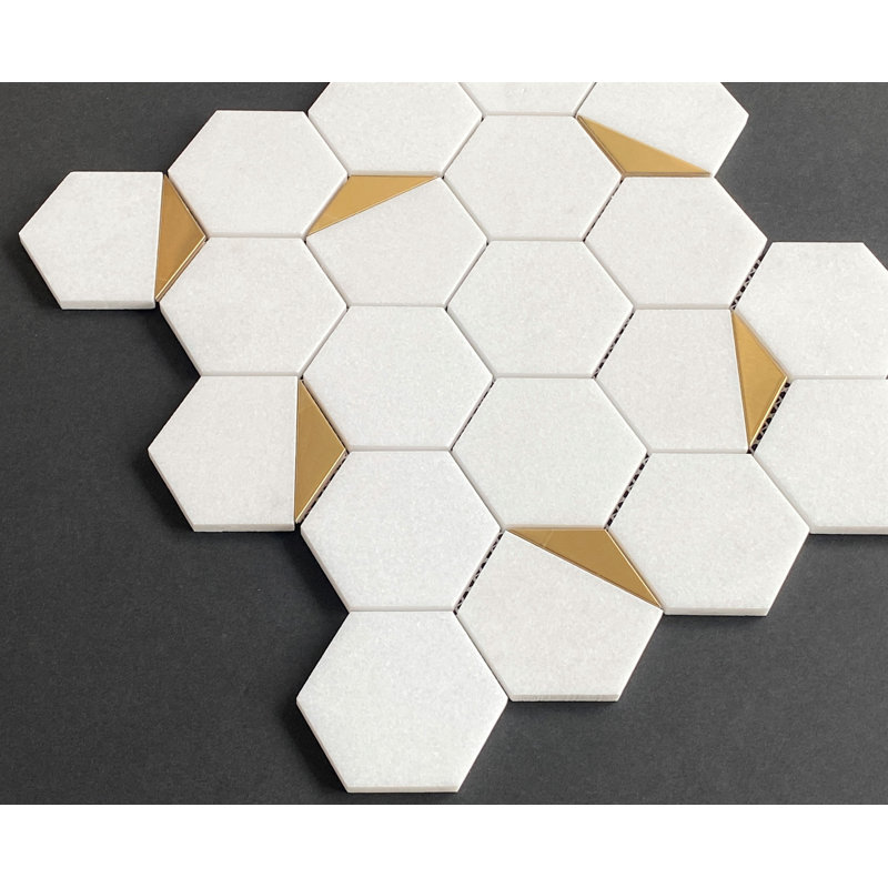 Metal Honeycomb Mosaic Wall Tile