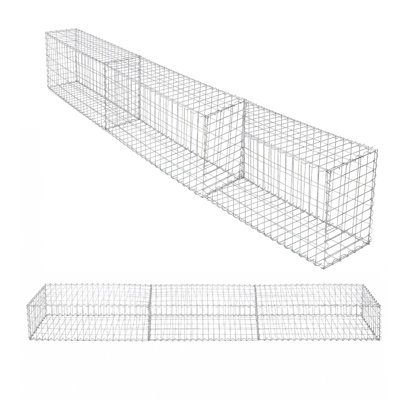 Landscape Gabion Basket - Sturdy Wire Stone Cage for Garden Walls, Fencing, and Erosion Control
