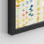 Ensemble de 4 reproductions murales abstraites géométriques encadrées sur papier de style Mid-Century pastel-93013580-93013581