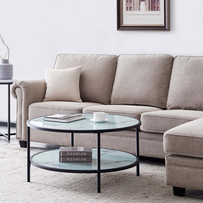 Zebediah Frame Coffee Table with Storage