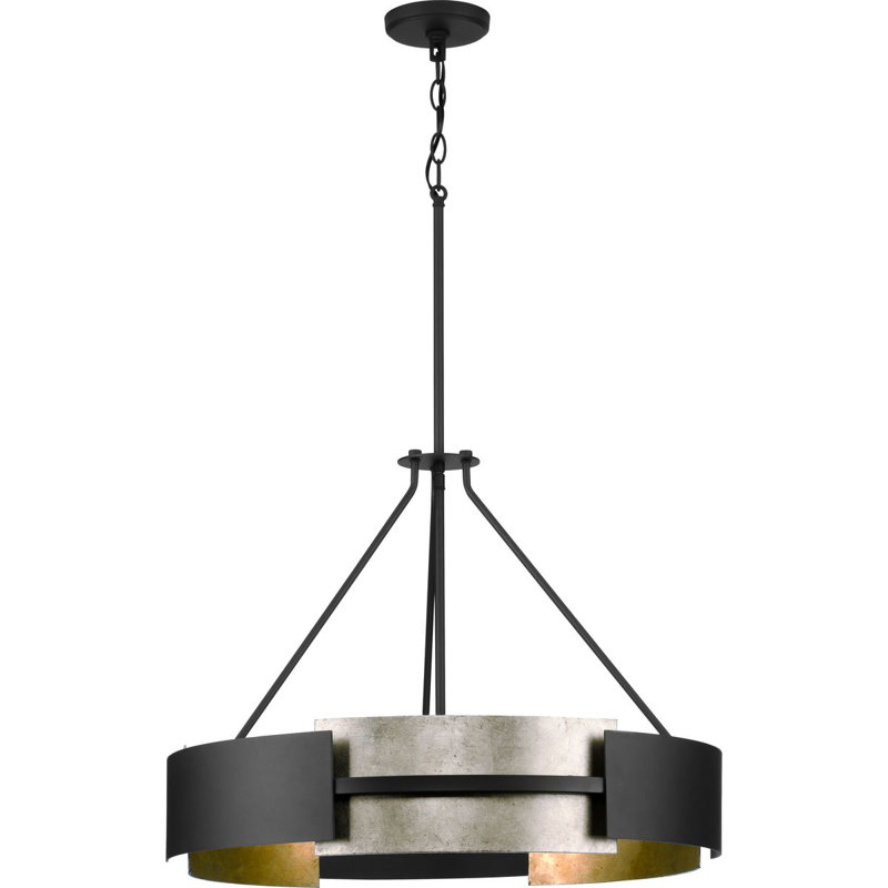 Luminaire suspendu tambour 5 lumières Higinio