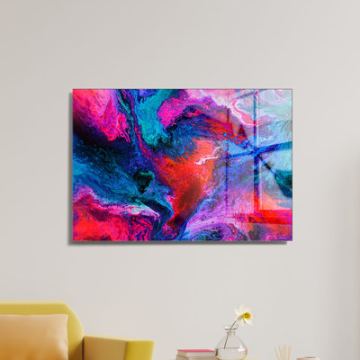 Stunning Tempered Glass Wall Art Painting, 27.6 x 39.4 inches | 100% Tempered Glass, Thickness: 0.16 inches | Elegant Home Decor for Living Room or Office, Durable & Easy to Clean, Perfect Gift Idea