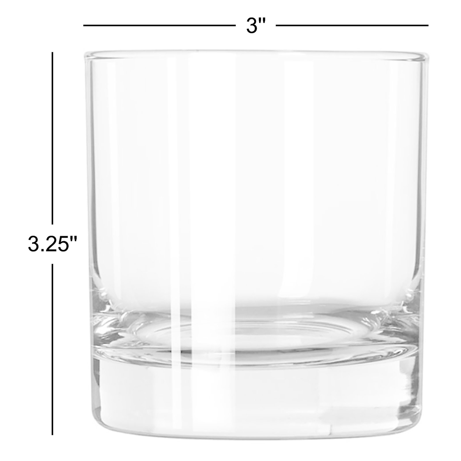 Heavy Base Drinking Glass
