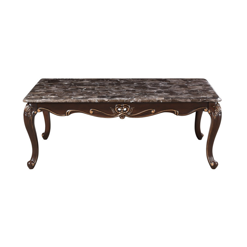 Cona Faux Marble Top Coffee Table