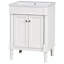 Meuble-lavabo simple avec plateau Aparna 24
