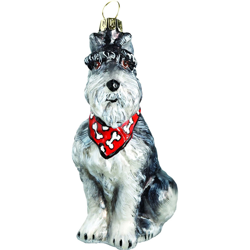 Schnauzer Gray w/ Bandana