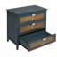 Commode 3 tiroirs Rattan-2075584806