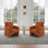 Ensemble de 2 fauteuils d'appoint rembourrés 28,74 po de largeur