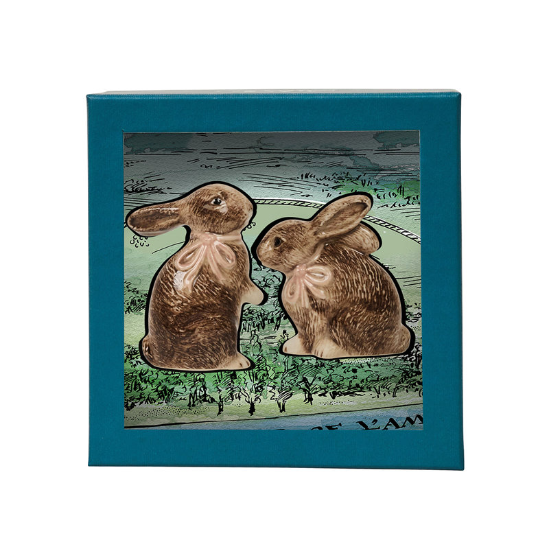 Clever Creatures Bunny Salt And Pepper Set