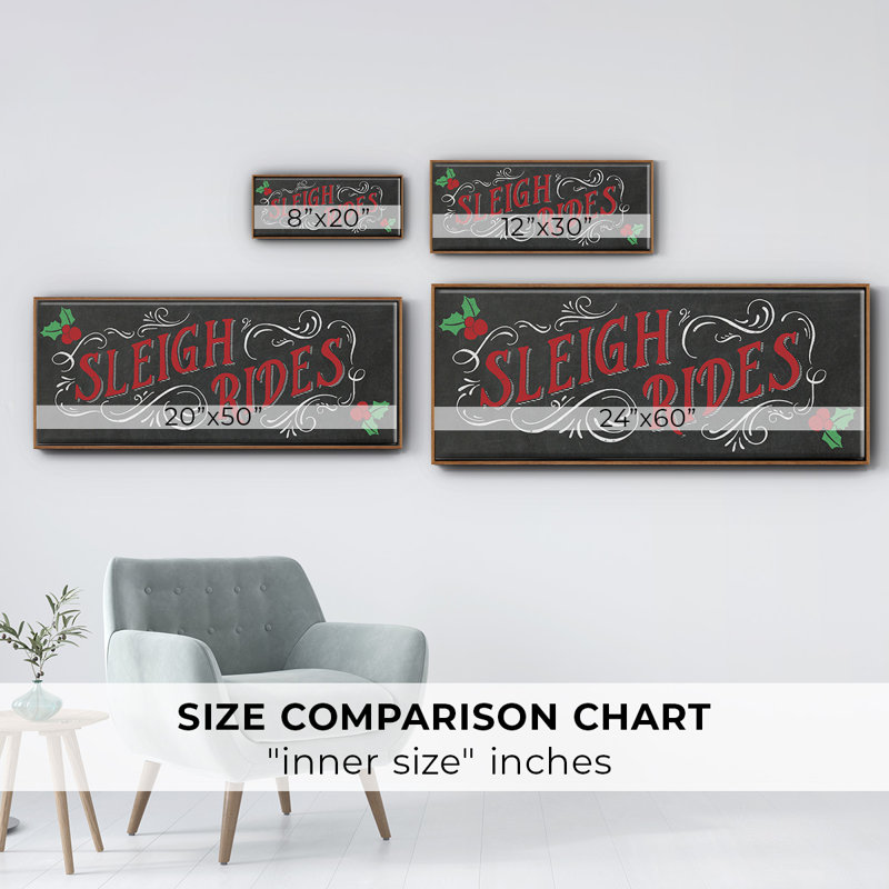 Sleigh Rides- Framed Canvas
