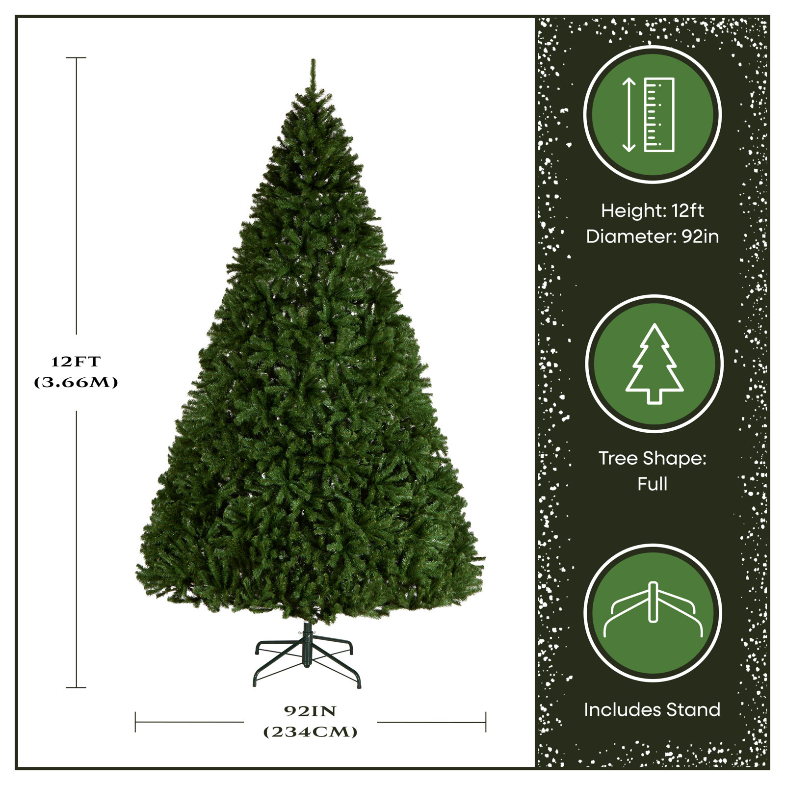 Spruce Christmas Tree, 12' H