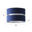 Blended Fabric Drum Pendant Shade-575583663-575583660