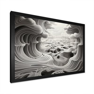 Noir et blanc Opt Monochromes II - impression