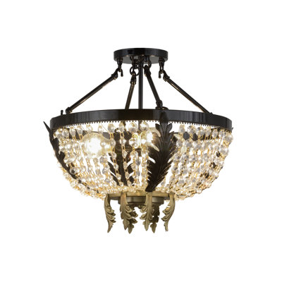 3 - Light Semi Flush Mount