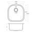 D Shape Undermount Stainless Steel Single Bowl Kitchen Sink-111566788