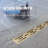 Majesta 32" Brushed Gold linear grid drain-126309749