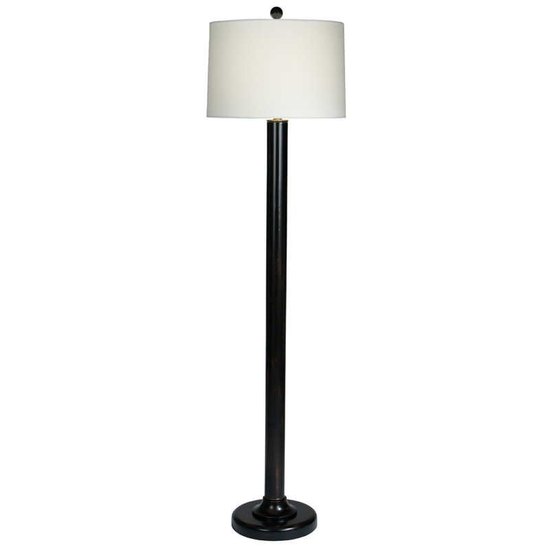 Dorset 64'' Traditional Floor Lamp, Mid-Night Brown