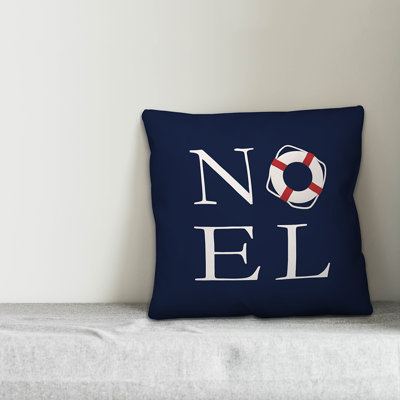  Noel Life Preserver Throw Pillow