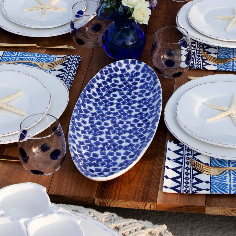 Santorini Ceramic Platter