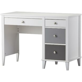 Computer Desk with Drawers Gray - EveryRoom