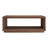 47.5" Wide Coffee Table with Open Lower Shelf — Satin Walnut Scandinavian MDF Center Table for Living Room | Evie-252161746