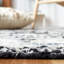 Tapis en laine / coton tissé à la main Manhattan en ivoire / noir Manhattan-415598838