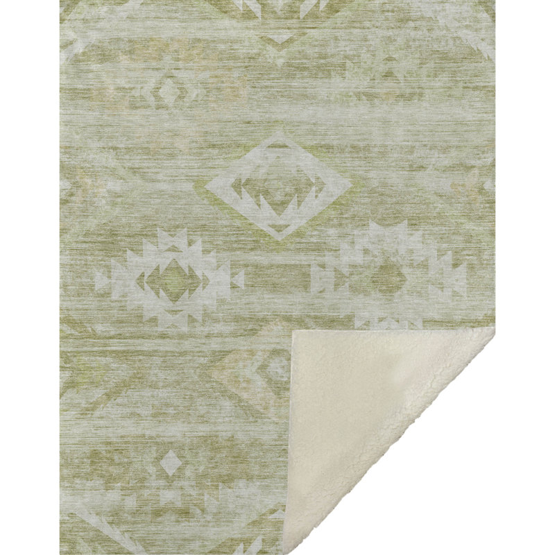 Jeté Sherpa ASB837 Southwest Addison, Sage Geometric