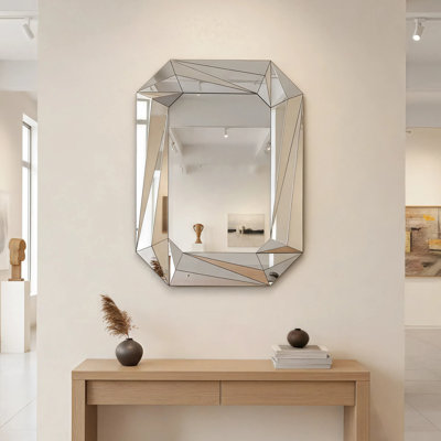 Wall Mirror, Accent Mirror for Entryway, Dining Room, Bathroom