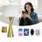 Warrnambool 28" Modern Glam Polished Gold Metal Table Lamp with USB Port-882199692