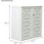 Armoire de rangement blanche d'extérieur Jy-1048269945