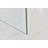 Transparent End Table,Tempered Clear Bent Glass SideTable