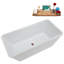 Baignoire autoportante et plateau 60 "avec drain interne 60" Streamline-108298611