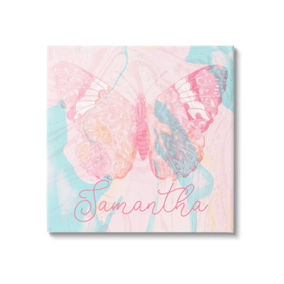 «Girl's Abstract Pastel cmw-065», art mural personnalisé