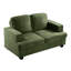 Causeuse moderne en velours-370212716