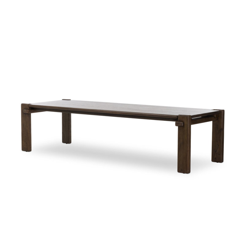 Rectangle L 120 po x l 43,25 po Garth, Chêne français récupéré gris