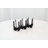 Cole And Grey Wood Hurricane 3 Slot Decorative Candle Holder