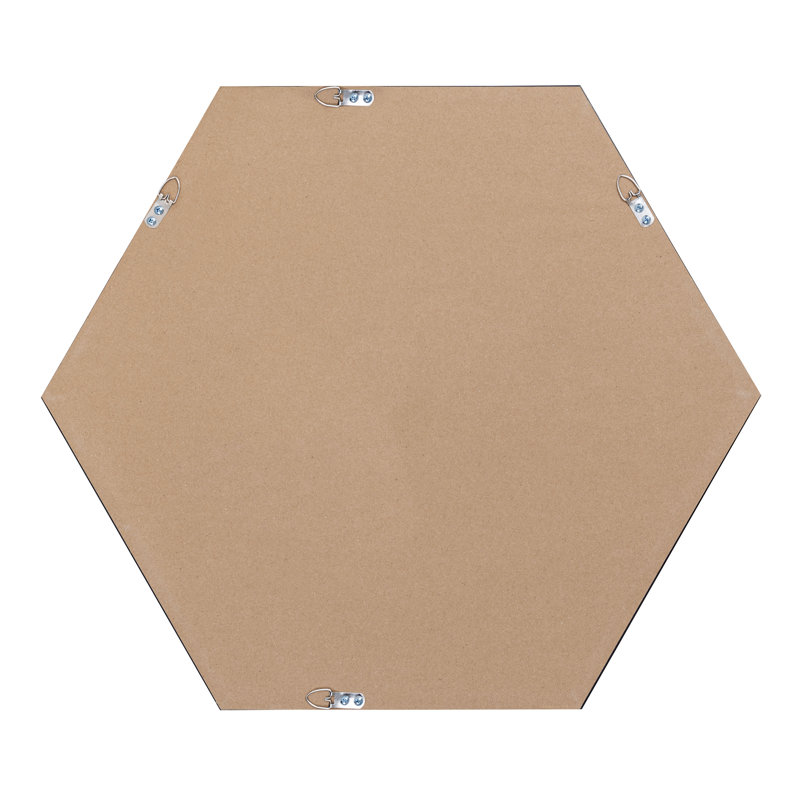 Bensonhurst Flat Mirror, 26" H x 22" W, Gold
