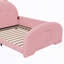 Twin size Upholstered Rabbit-Shape Princess Bed-1880853637-1900656844