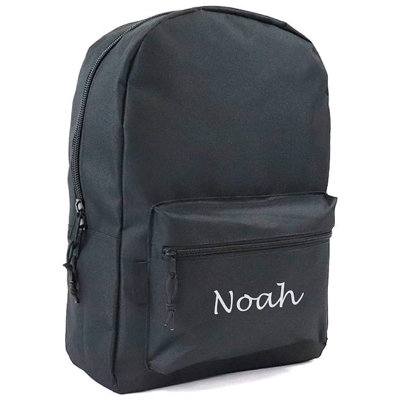 Personalized 17 Inch Water Resistant Polyester Casual Backpack with Padded Straps & Side Mesh Pocket