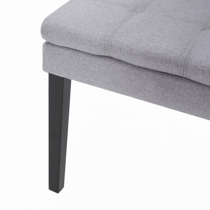 Upholstered Dining Chairs, Light Gray