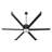 ENORME 78" WET FAN - BK