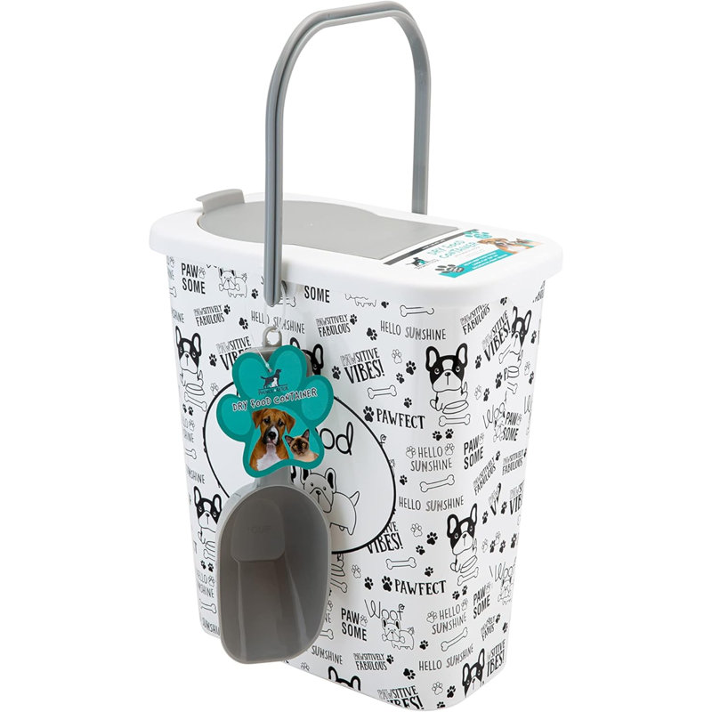 24 Lb. Polyethylene Plastic Food Storage Container