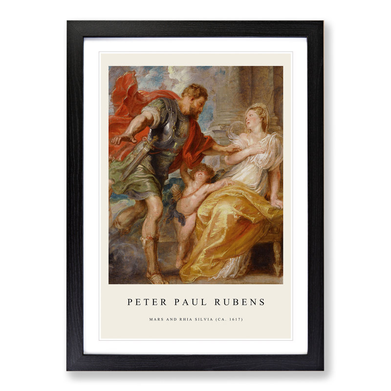 Modello by Peter Paul Rubens - Picture Frame Painting, Black, 48cm H x 36cm W x 2cm D