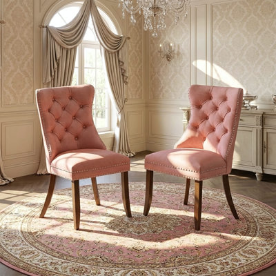 Chaise Dallas avec pieds espresso DAPEF23