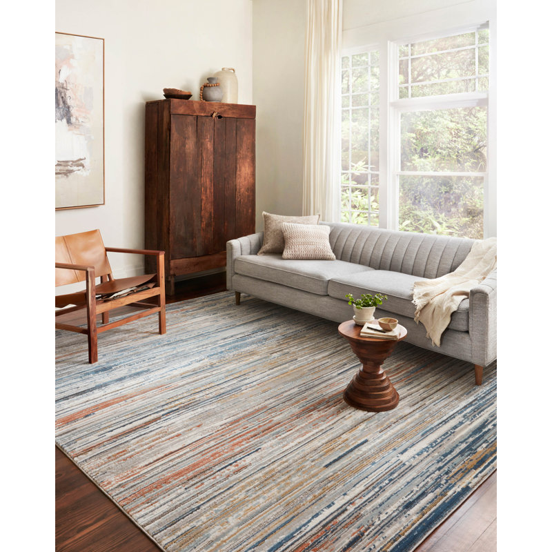 Mcglothin Abstract Indoor Rug, Rectangle 9'9" x 13'6"