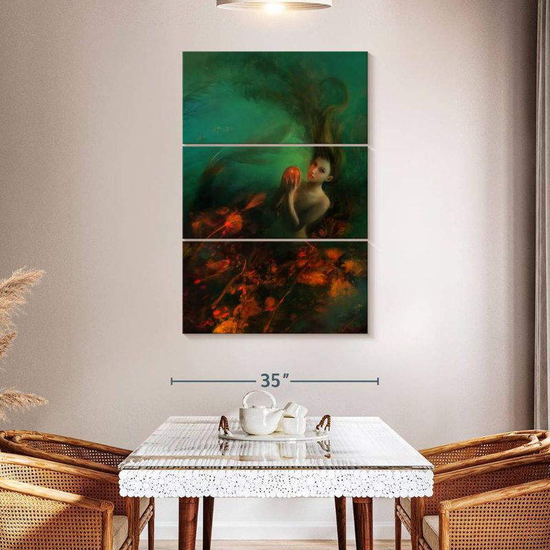 Kelan Enchanting Tangerine, 38" H x 24" W