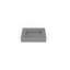 Lavabo de salle de bain mural en résine brillante 23,6 po x 19,6 po Badeloft WT-04-E-GGRY-138402993