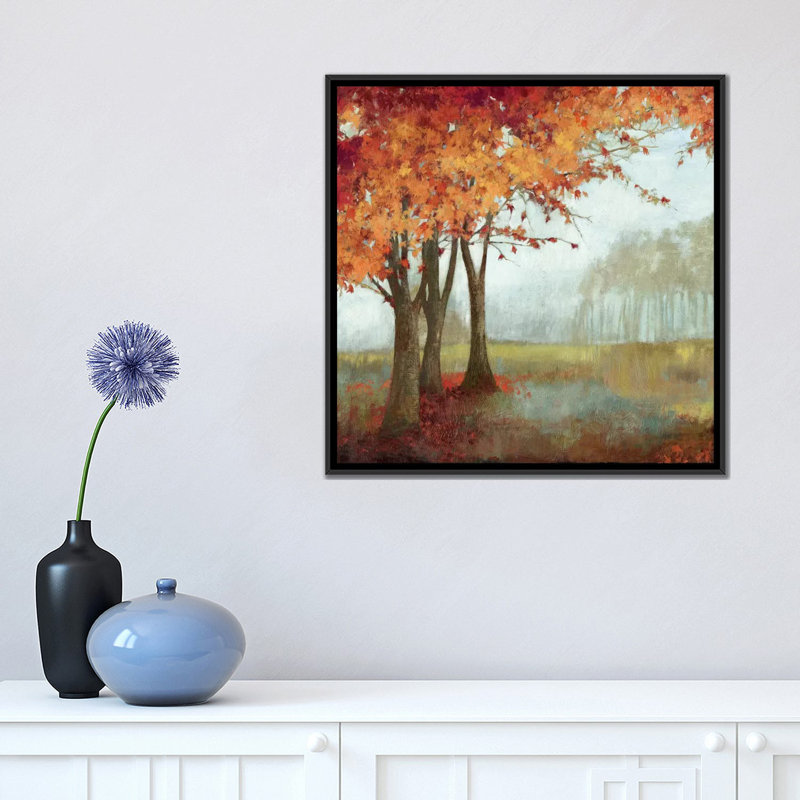 « a sens de l’espace ii », reproduction d’impression sur toile, H 18 po x l 18 po x P 1,5 po, Toile avec cadre noir
